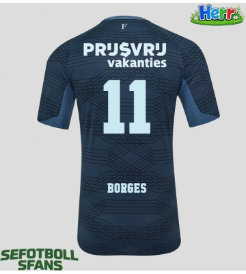 Feyenoord Goncalo Borges #11 Bortatröja 2025-26 Kortärmad